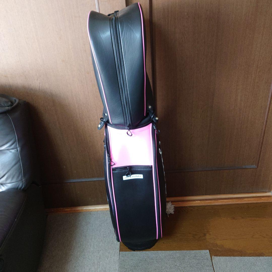 Jack Bunny キャディバッグ ピンク/ブラック