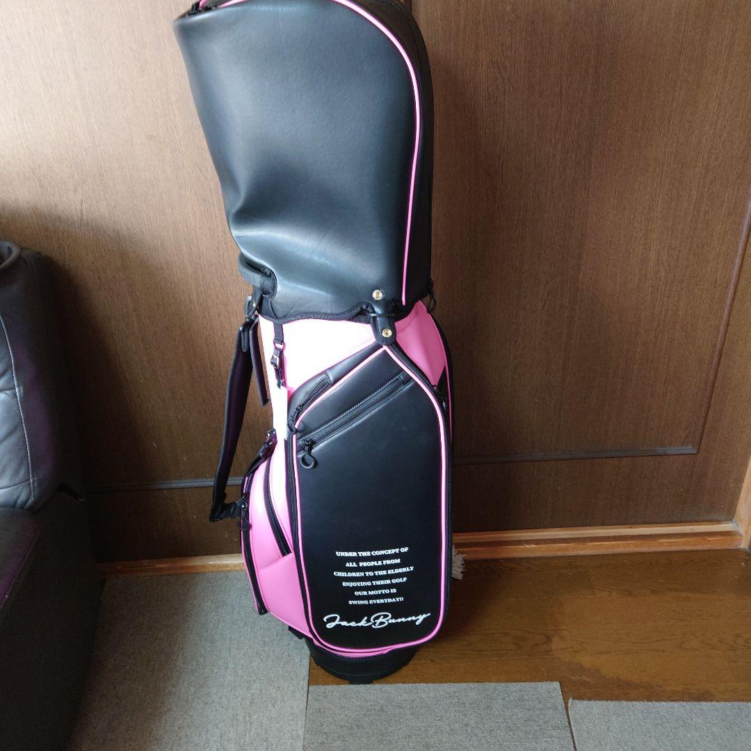 Jack Bunny キャディバッグ ピンク/ブラック