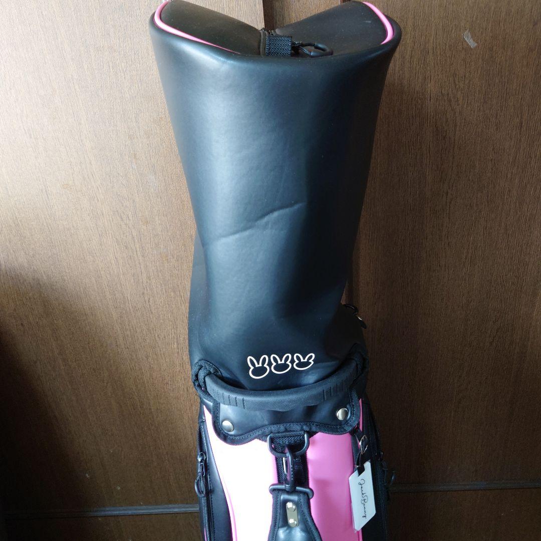 Jack Bunny キャディバッグ ピンク/ブラック