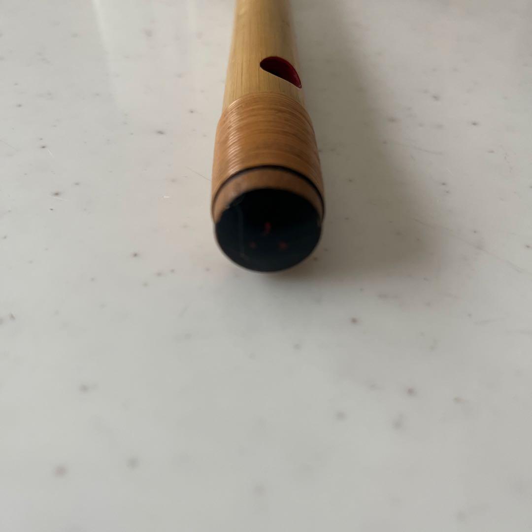 篠笛　六本調子６穴　獅子田　竹渓　藤両巻