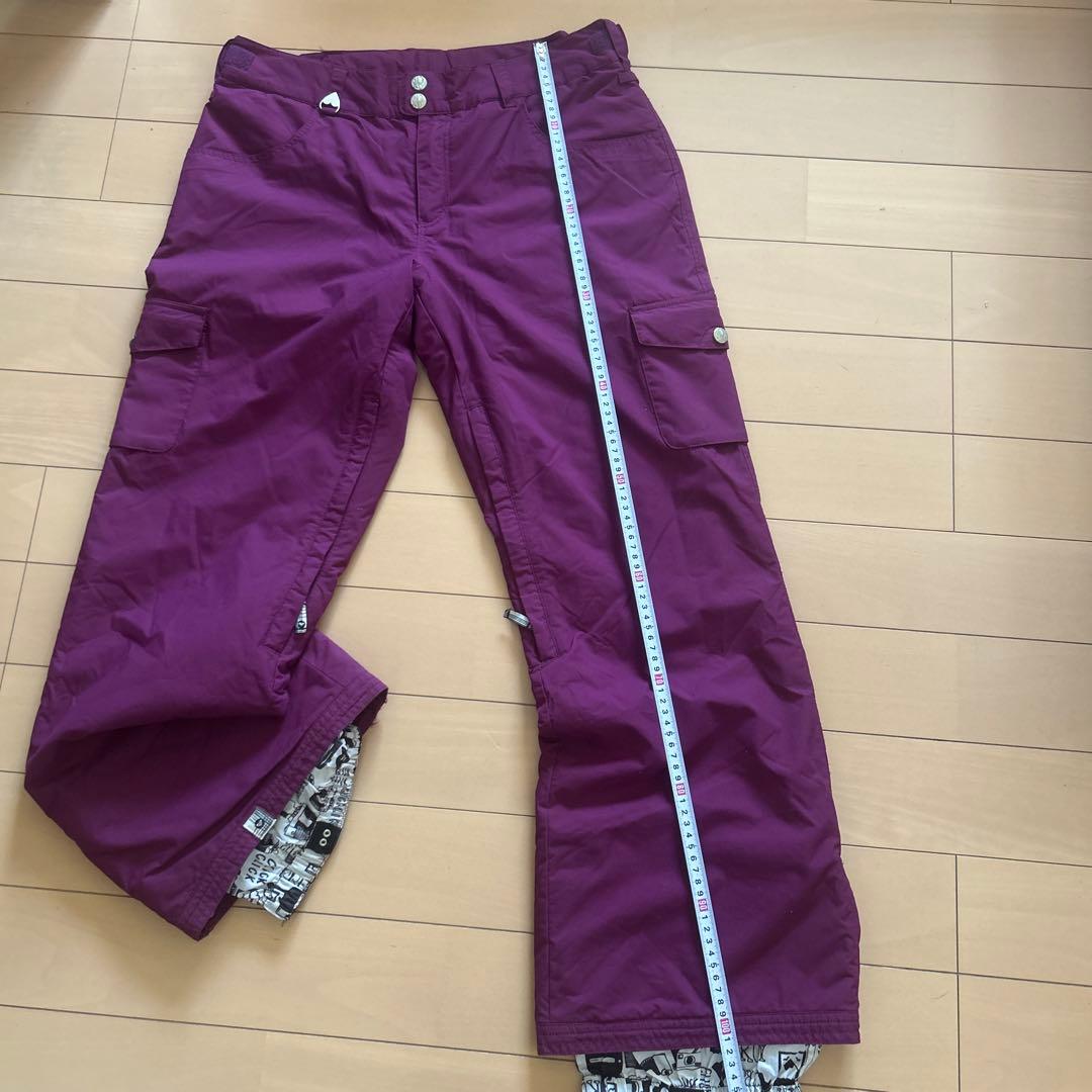Roxy パープル スノーボードパンツ Lサイズ