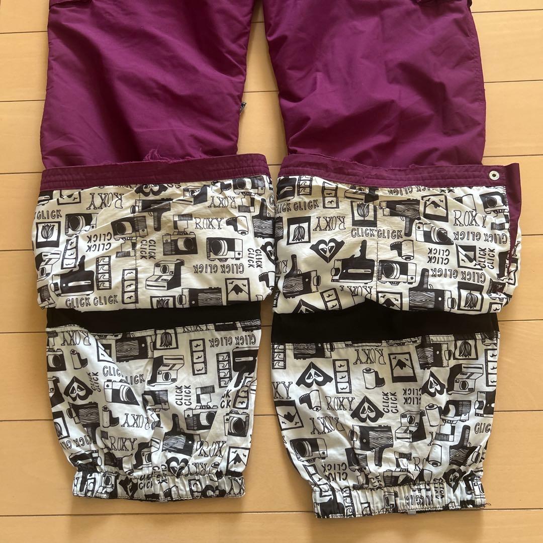 Roxy パープル スノーボードパンツ Lサイズ