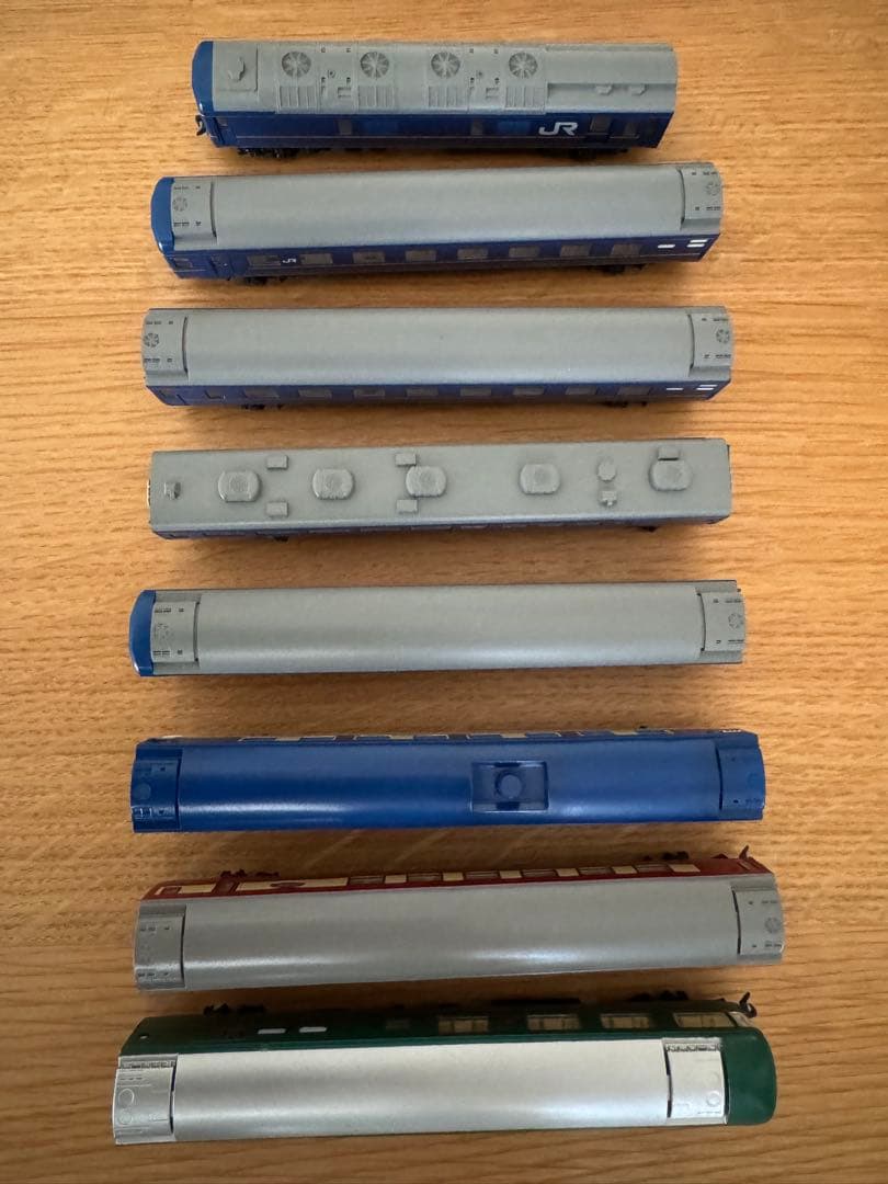 【ジャンク】24系25型客車 金帯 北斗星 夢空間 8両セット