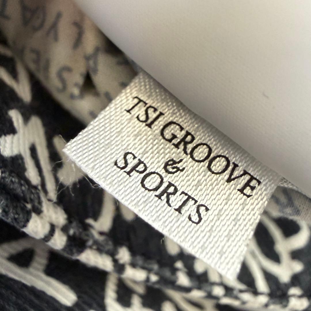 防寒　蓄熱　裏地付き　パーリーゲイツ　パンツ　M〜L相当　総柄　紺　白　暖パン