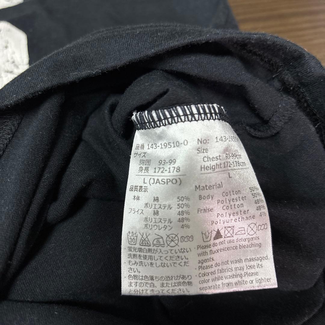 8SM2 svolme サッカー　半袖Tシャツ　ブラック　L 古着used