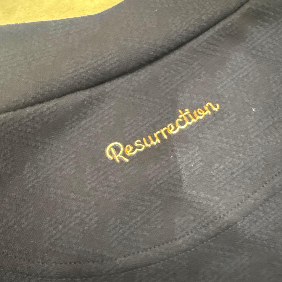 Resurrection ブラック モックネックM