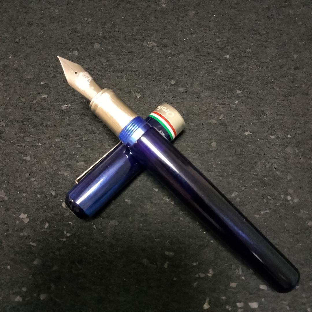 【廃盤 新品未使用】DELTA オロビアンコ ルニーク コンパーニョ万年筆 F