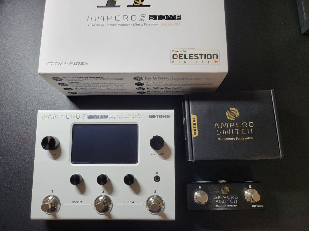 HOTONE AMPERO II STOMP フットスイッチ付き