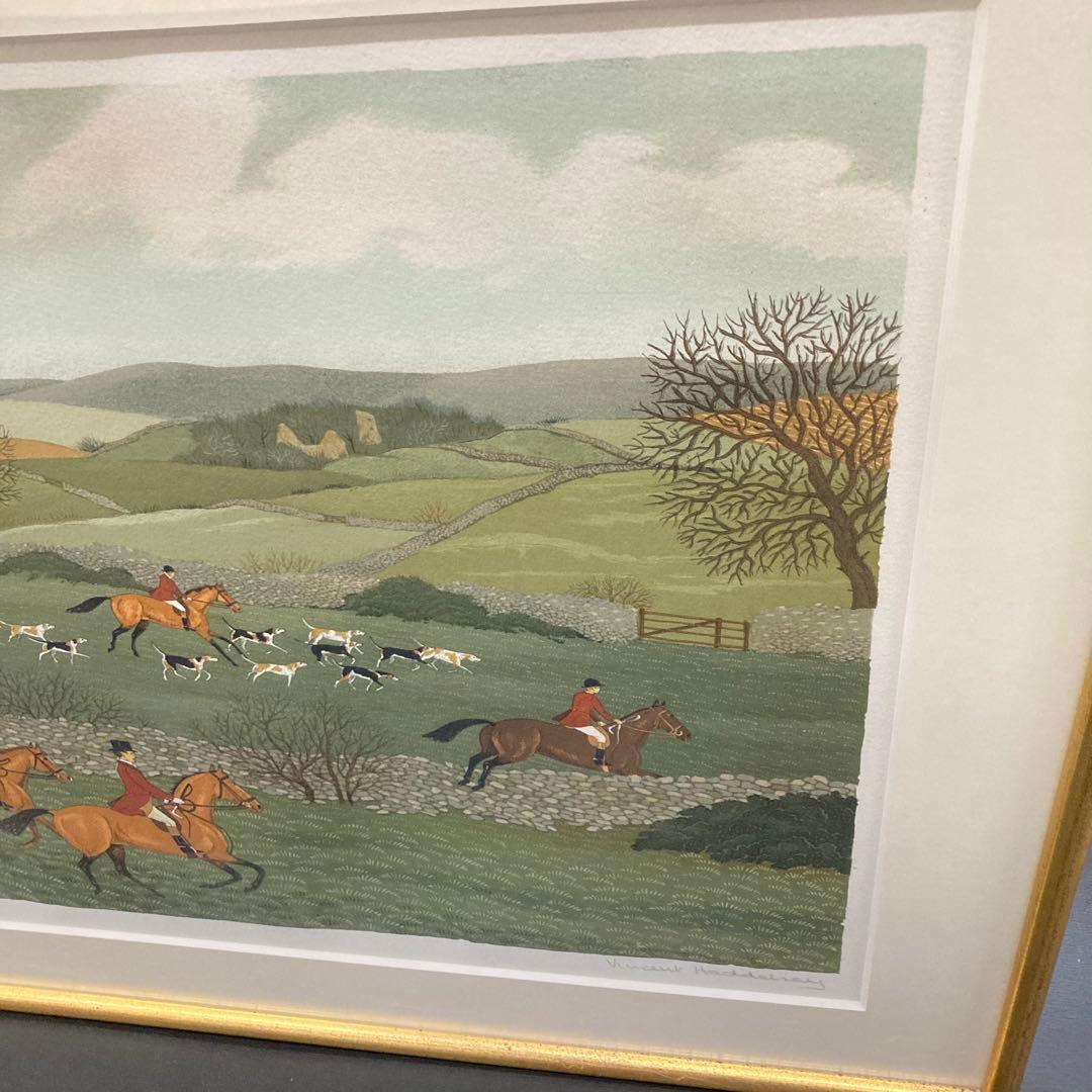 限定版 200ヴィンセント ハデルシー リトグラフ ハンティングインアイルランド