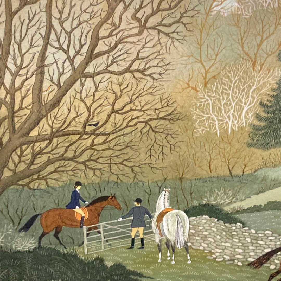 限定版 200ヴィンセント ハデルシー リトグラフ ハンティングインアイルランド