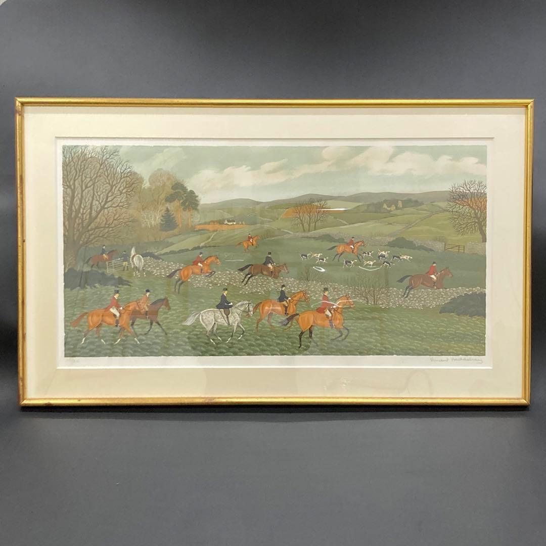 限定版 200ヴィンセント ハデルシー リトグラフ ハンティングインアイルランド