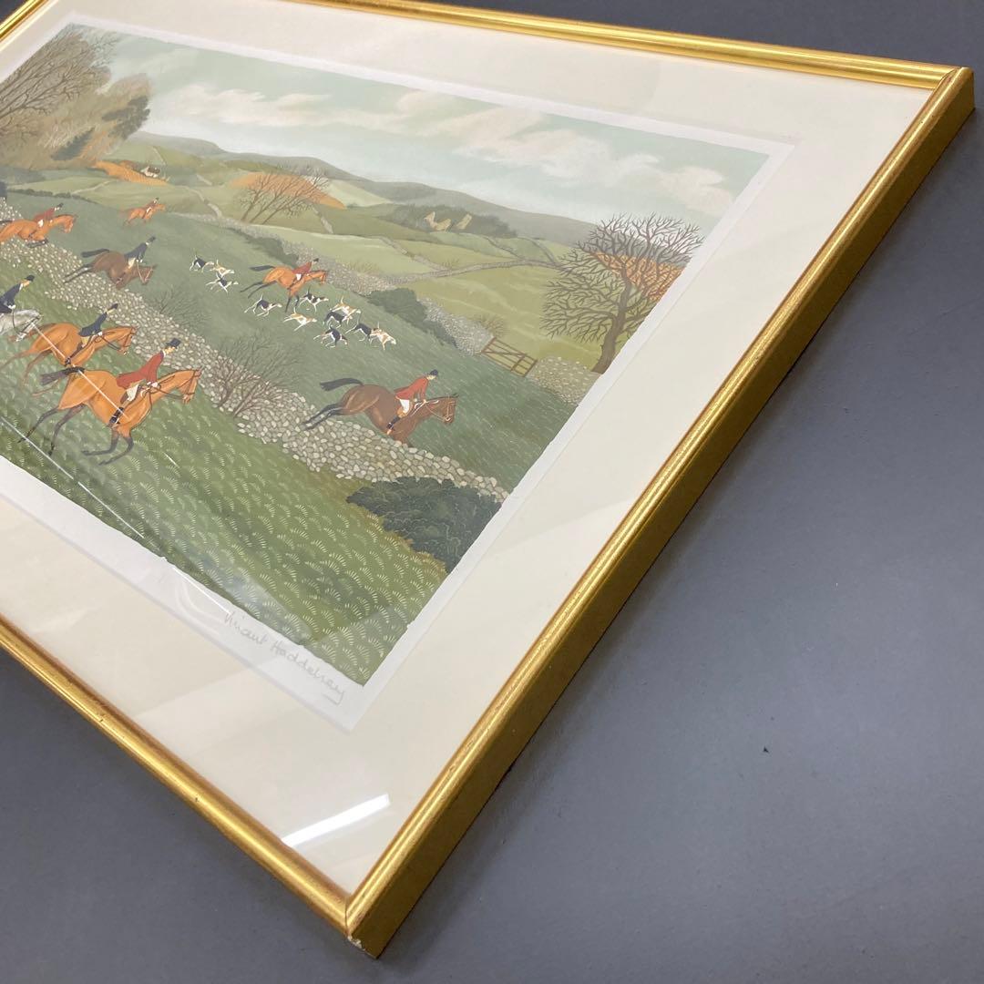 限定版 200ヴィンセント ハデルシー リトグラフ ハンティングインアイルランド