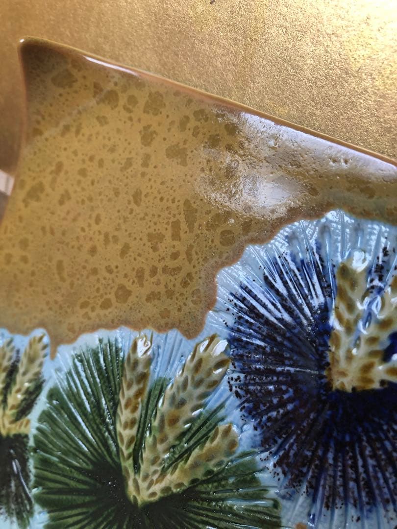 九谷焼 飾皿 三代 浅蔵五十吉 氏作 共箱入