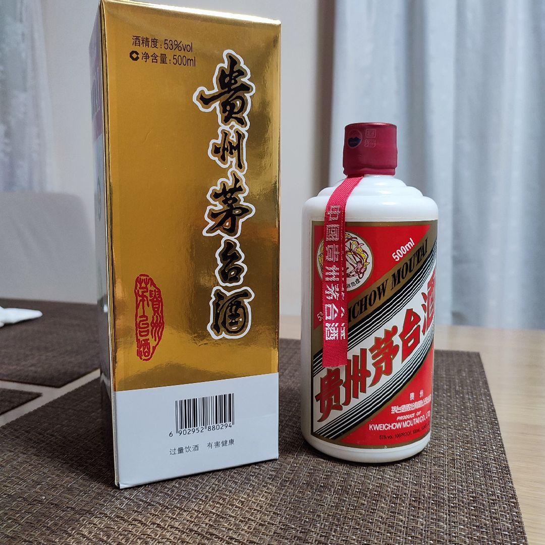 中国古酒 貴州茅台酒 マオタイ酒 天女ラベル 53％ 未開封新品