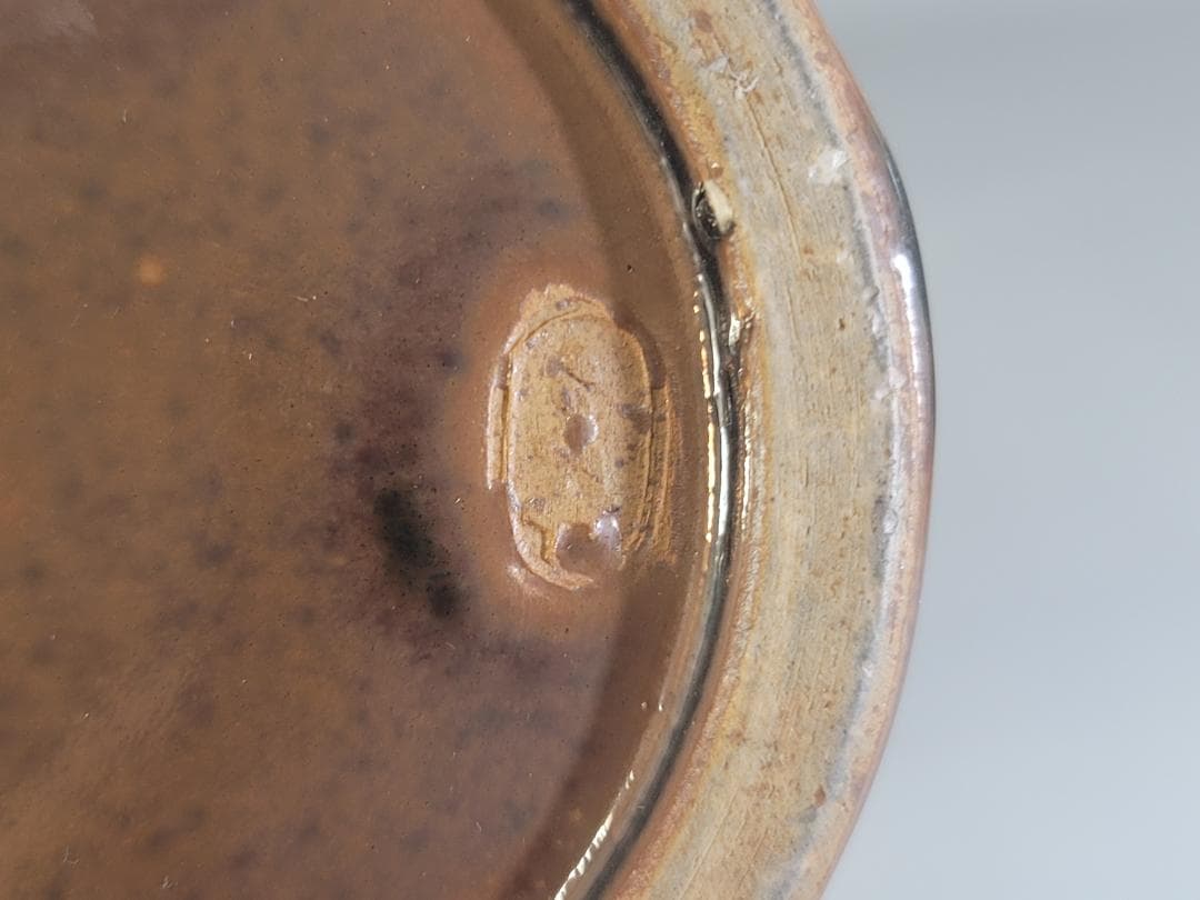 古美術 膳所焼 尊式 算木 花瓶 美品 DT189