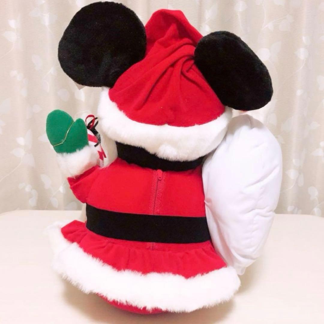 ミッキーマウスのサンタクロース　ぬいぐるみ　当時品