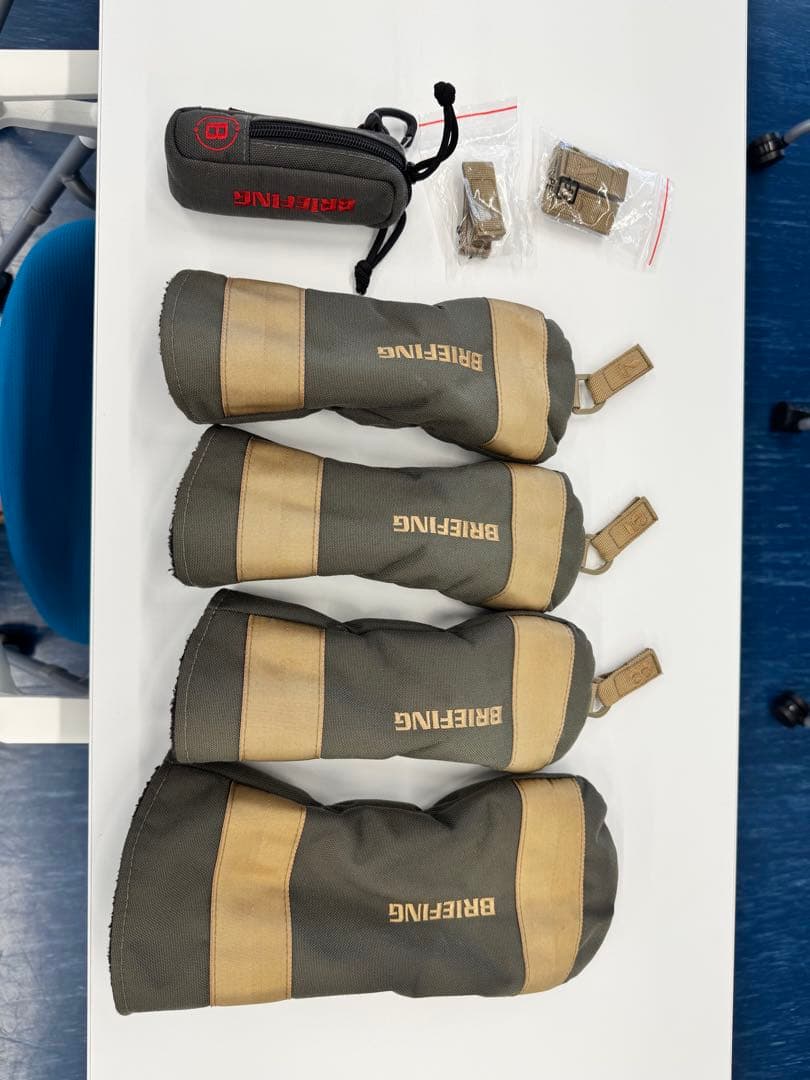 BRIEFING キャディバッグ MIL COLLECTION ヘッドカバー付