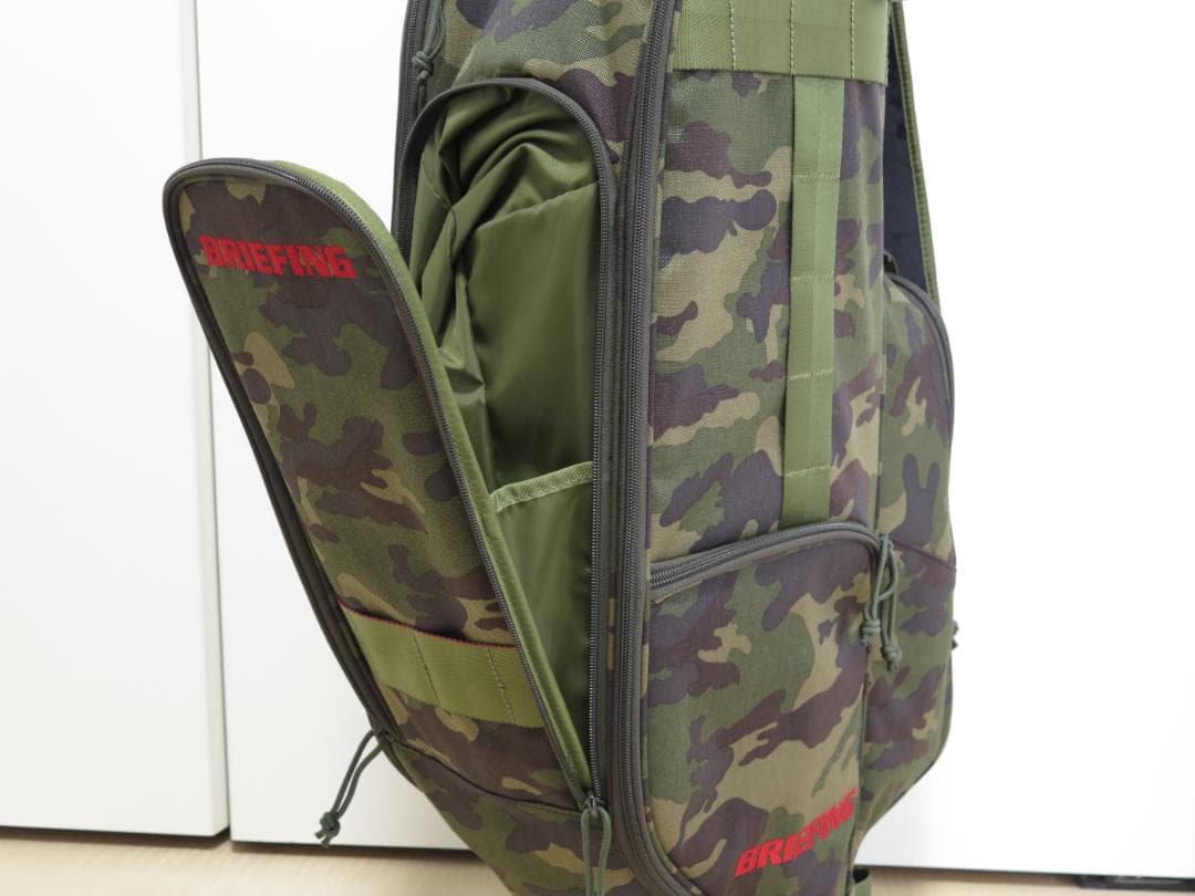 ブリーフィングゴルフBRIEFING GOLFキャディバッグCR-8グリーンカモ