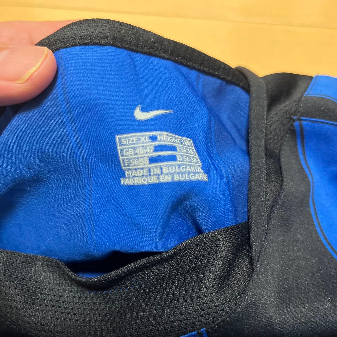 【90s】インテル　サッカー　ユニフォーム　18番　ブルガリア製　XL