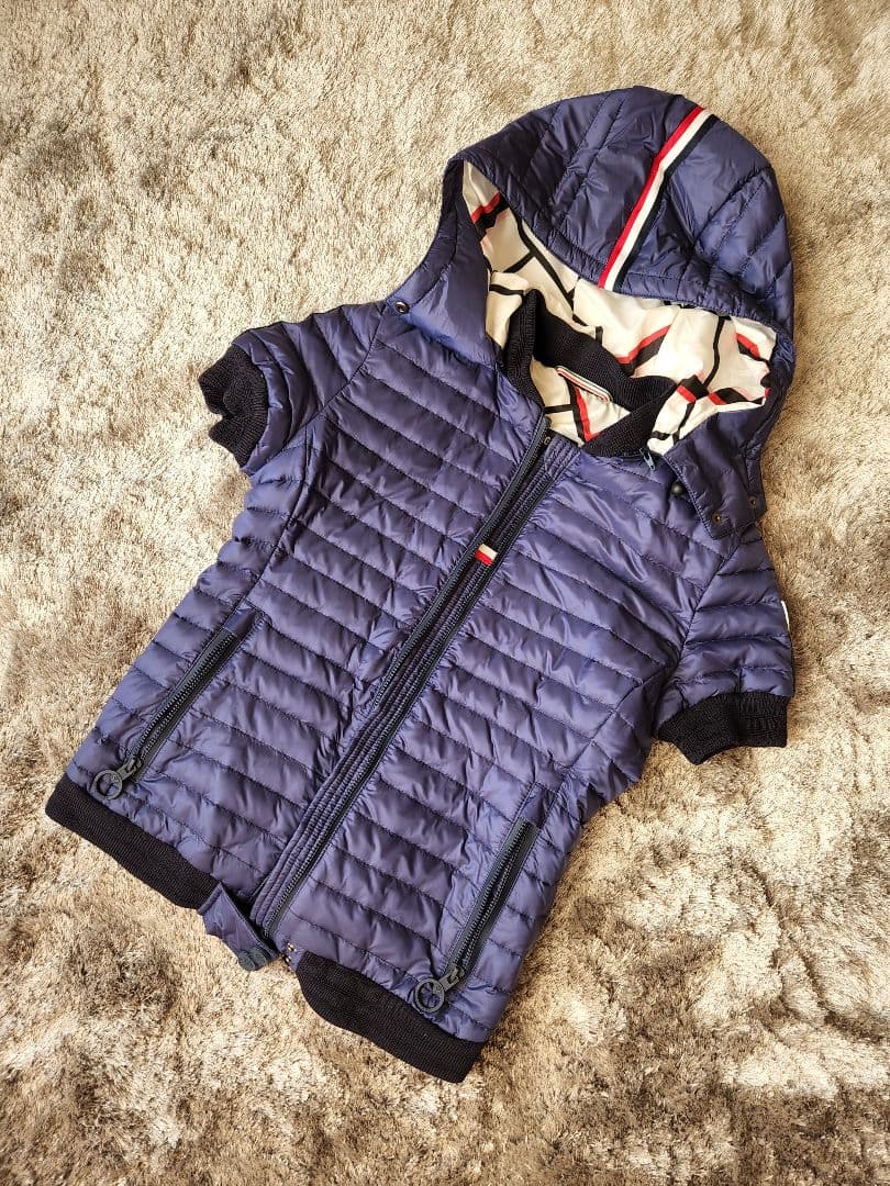 ロシニョール VILLE 半袖　ダウンジャケット　スキー　38 ネイビー