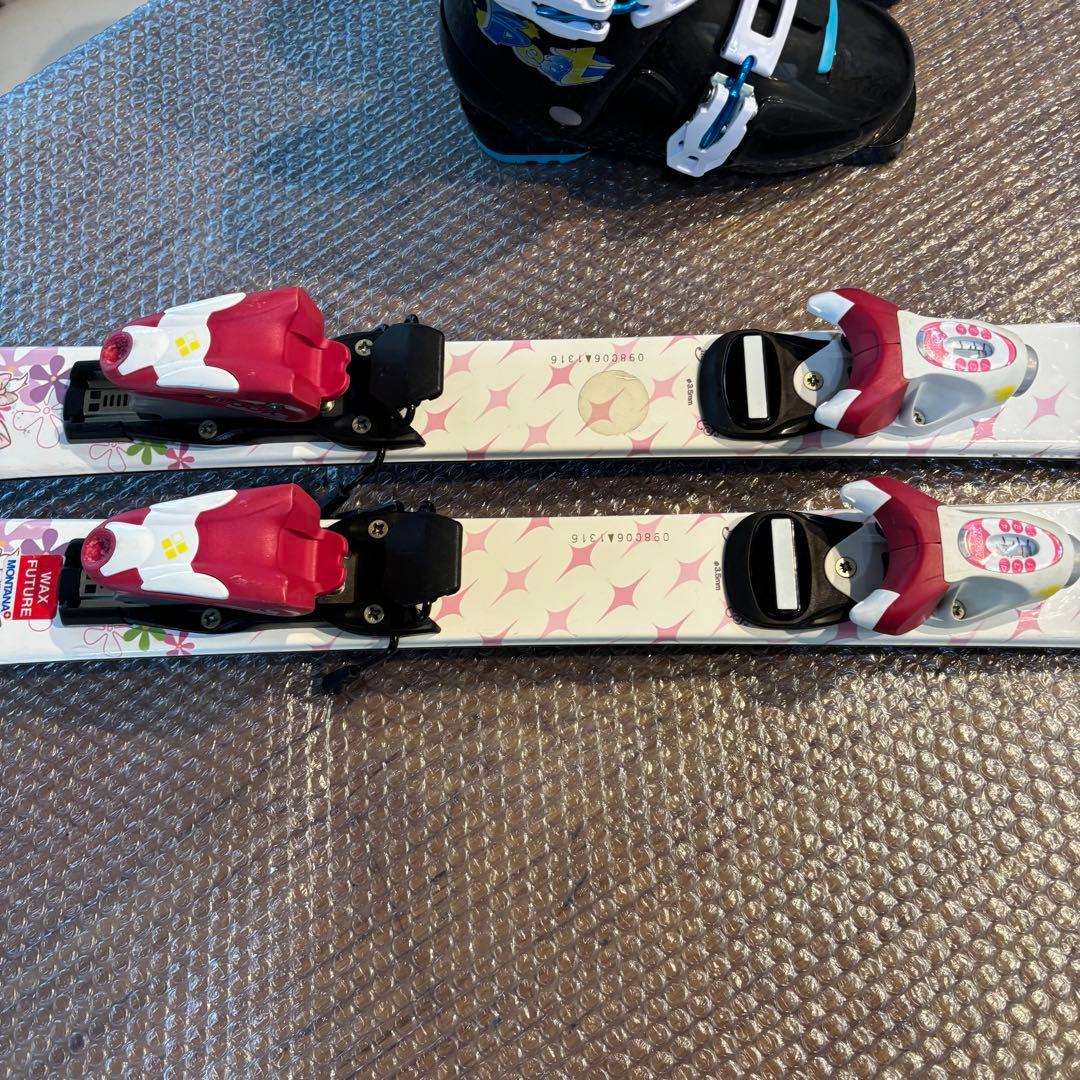 ジュニアスキーセット　hart マリー　ディズニー 21cmブーツ付