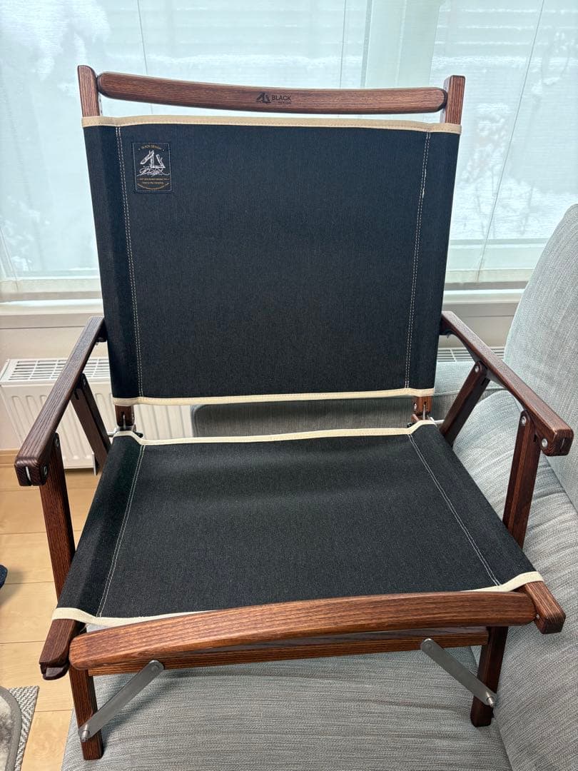 black design ブラックデザイン　ローチェア　ブラック