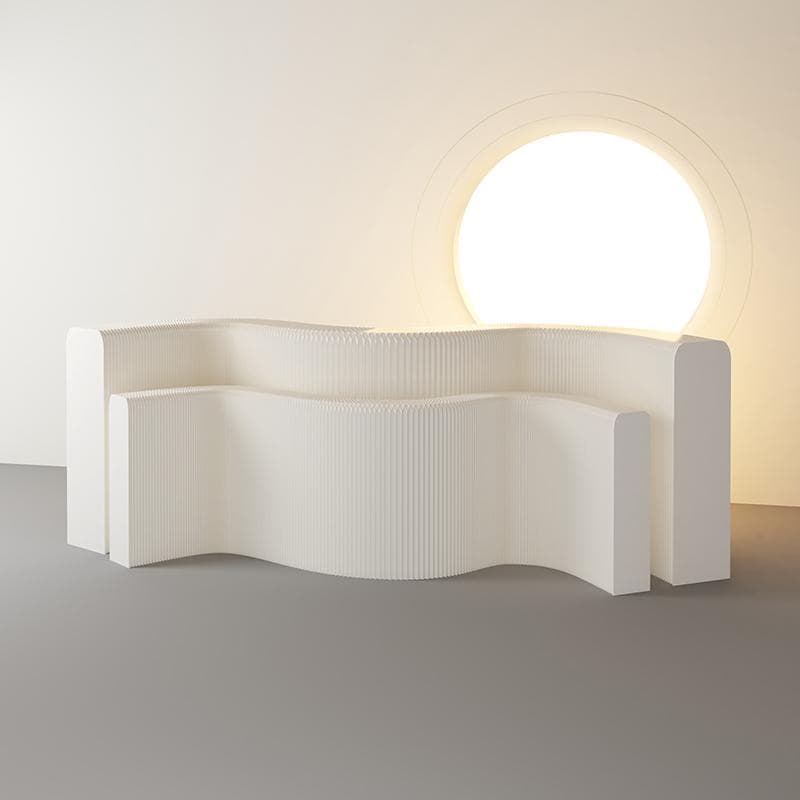 ディスプレイラック展示台セット陳列台 折りたたみ長さ3-4ｍ高さ98㎝幅52㎝