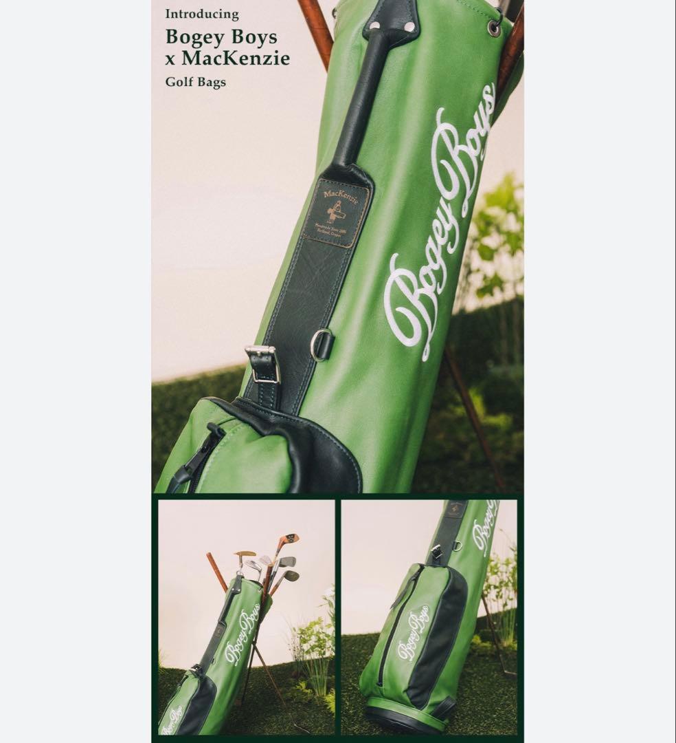 BogeyBoys×MacKenzieキャディバッグ グリーン