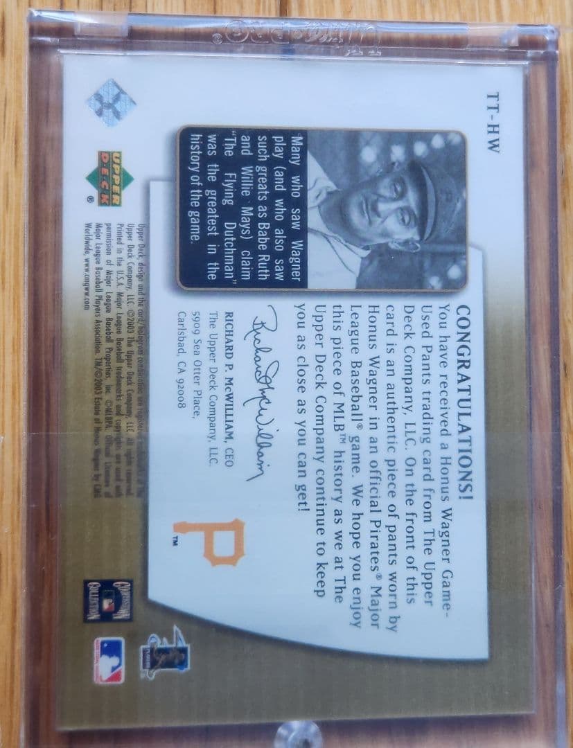 2003 UD AUTHENTICS T of T  TT―HW