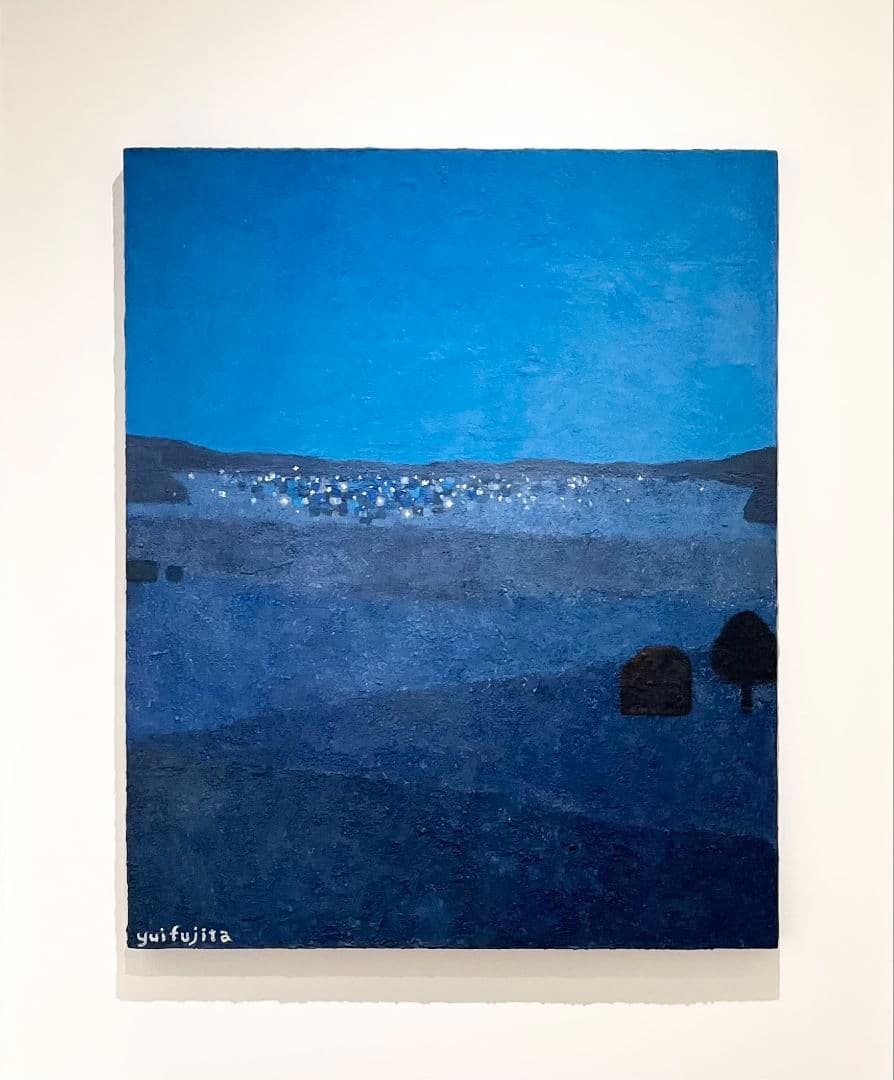 油彩　Blue Moment