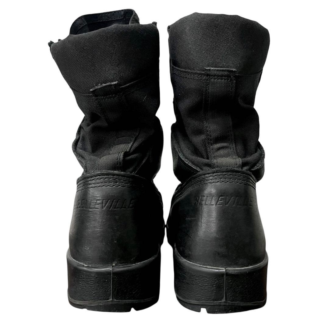 BELLEVILLEベルビル USA製 ミリタリーブーツ トゥガード 黒 11
