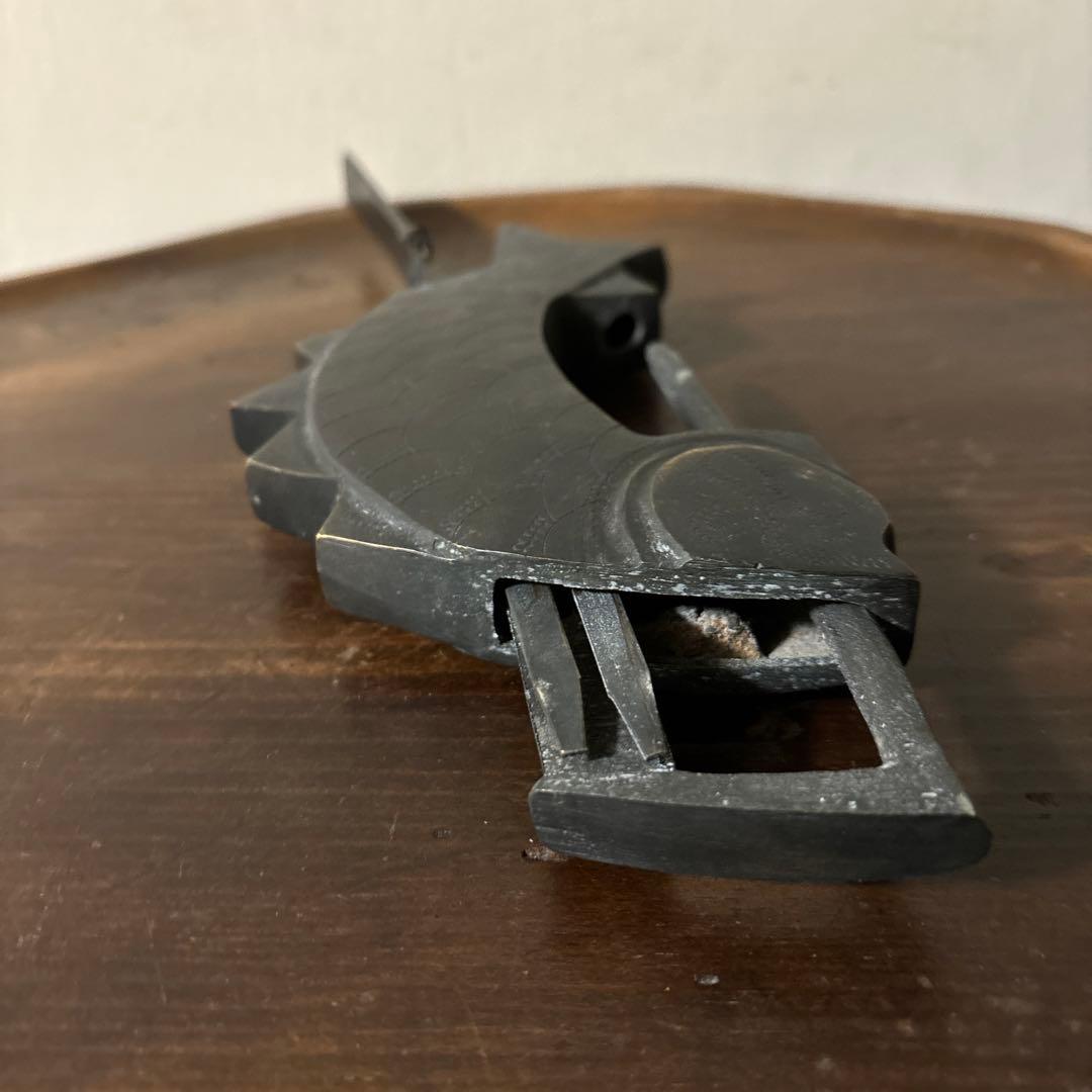 李朝　朝鮮王朝　魚型錠前　鍵　アンティーク　古道具　骨董　古美術　韓国骨董　清朝