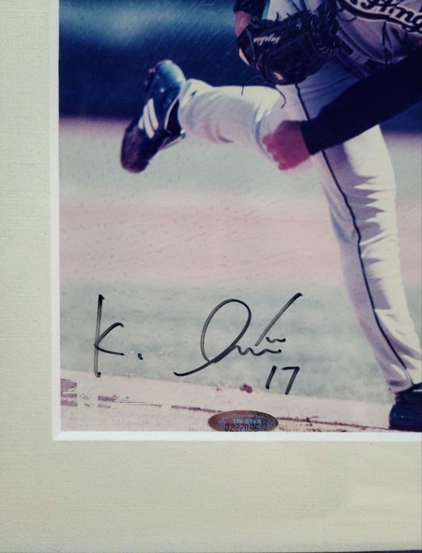 石井一久　選手 LosAngelesDodgers　限定パネル　直筆サイン入り