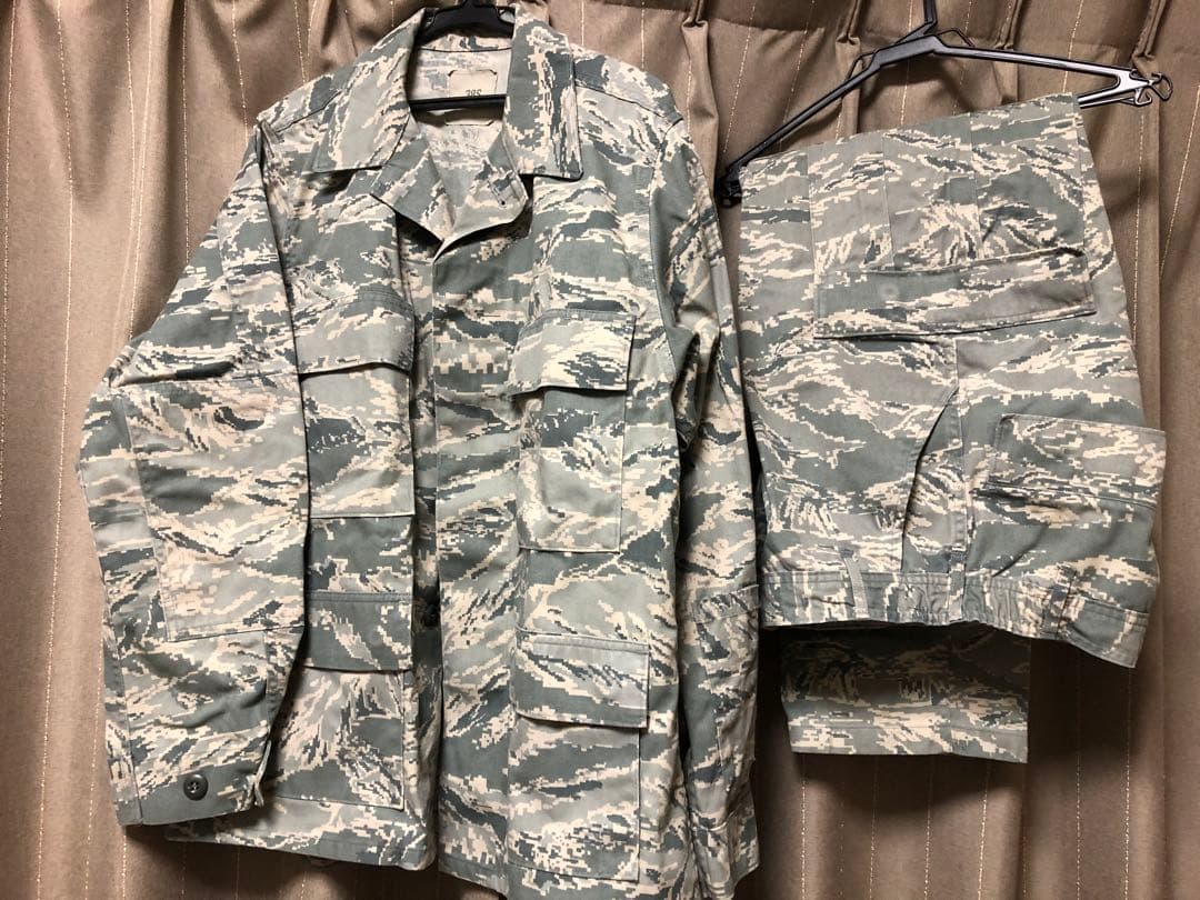 【米軍放出品】USAF米空軍 ABU迷彩服 実物 上下セット