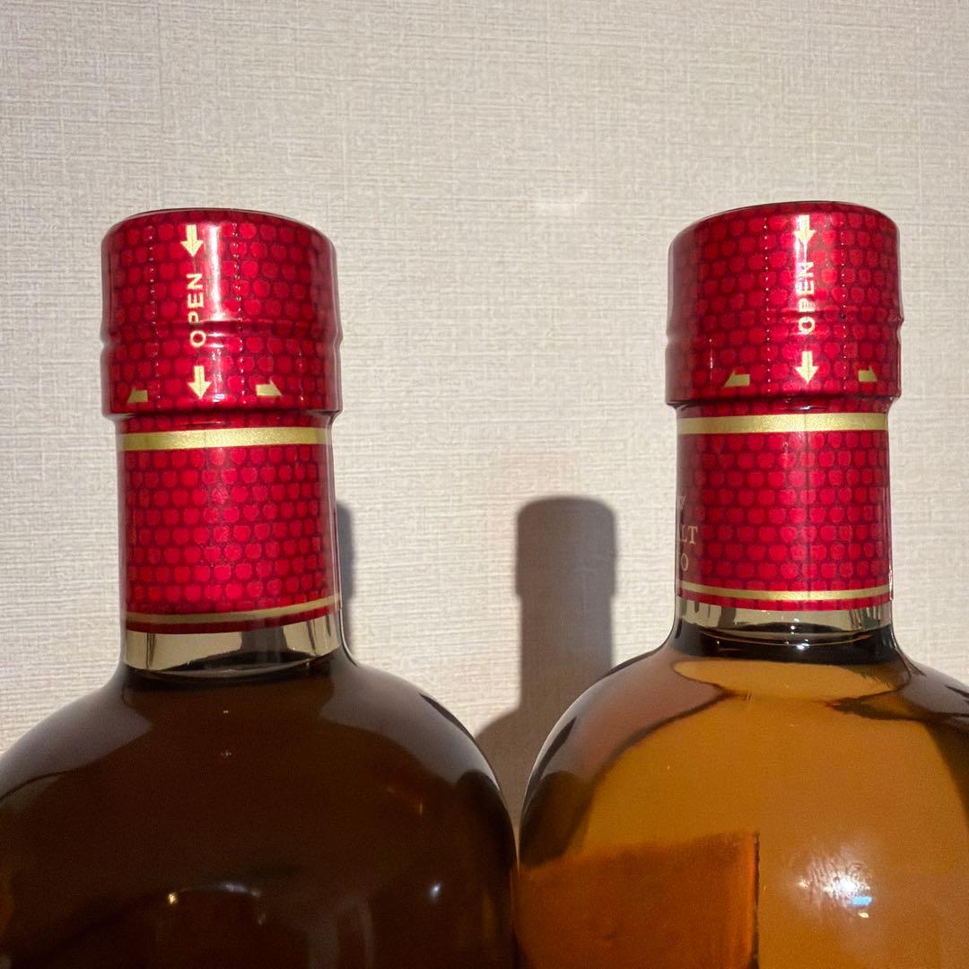 ニッカ　余市　宮城峡　 アップルブランデーウッドフィニッシュ　2本セット