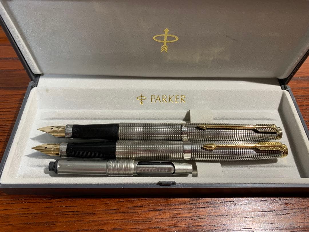 パーカー75シズレ 万年筆　スターリングシルバー純銀軸 初期・中期セット