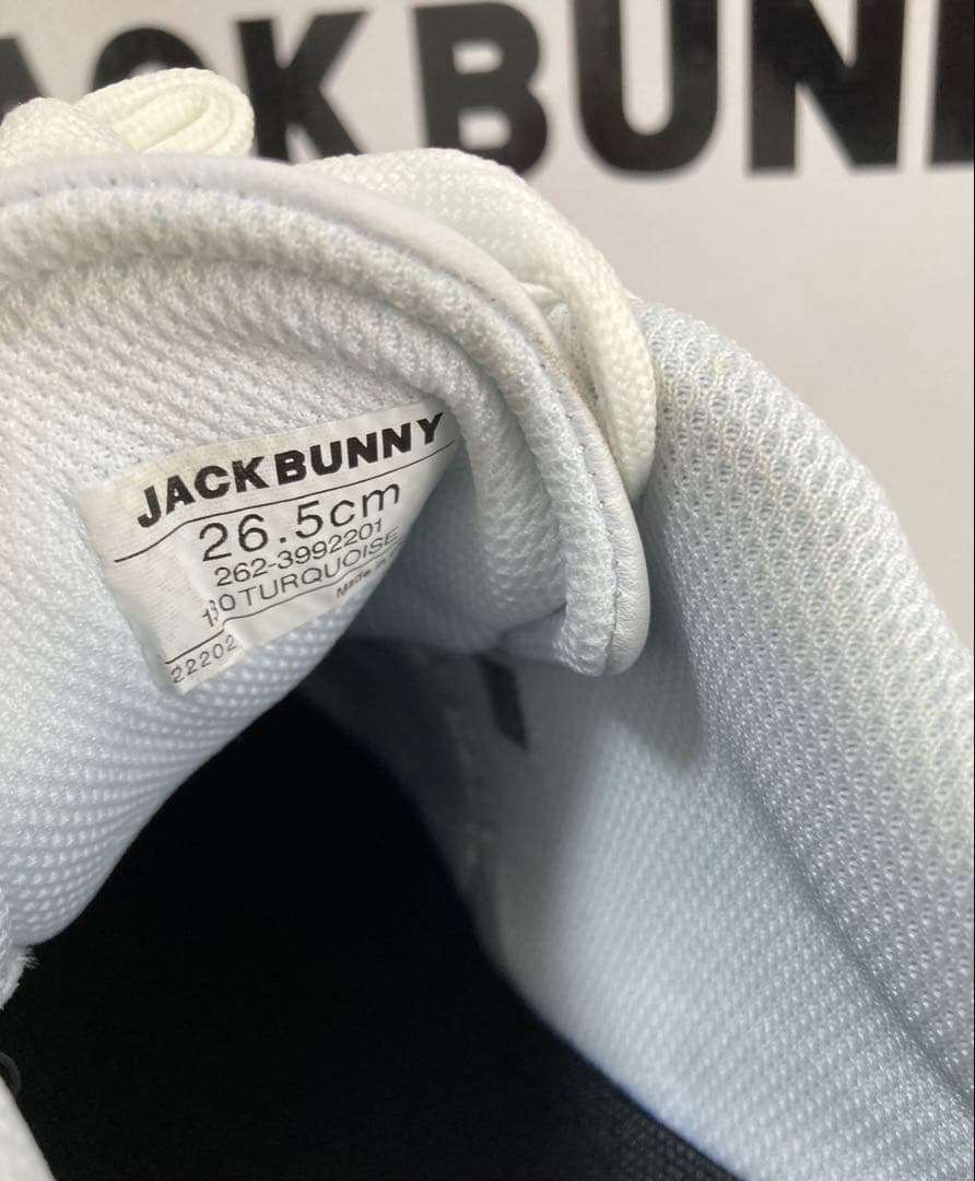 新品 パーリーゲイツ ジャックバニー AIR SOLEシューズ26.5ターコイズ