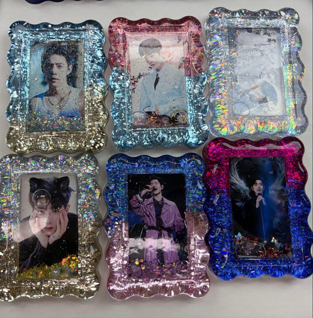 王一博 新作 流砂レジンパネル 6点セット❣️確認用❣️0206