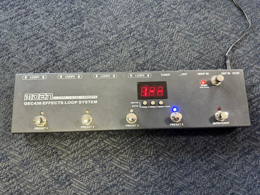 ギター MOOER GEC438 EFFECTS LOOP SYSTEM