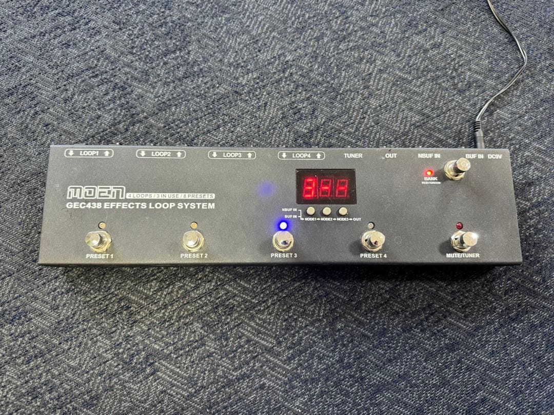 ギター MOOER GEC438 EFFECTS LOOP SYSTEM