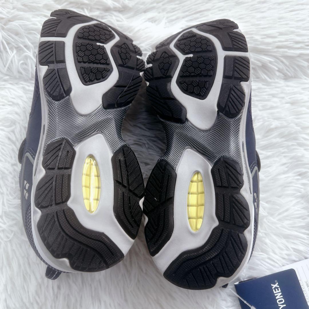 タグ付き YONEX ヨネックス パワークッション セーフラン900C ネイビー