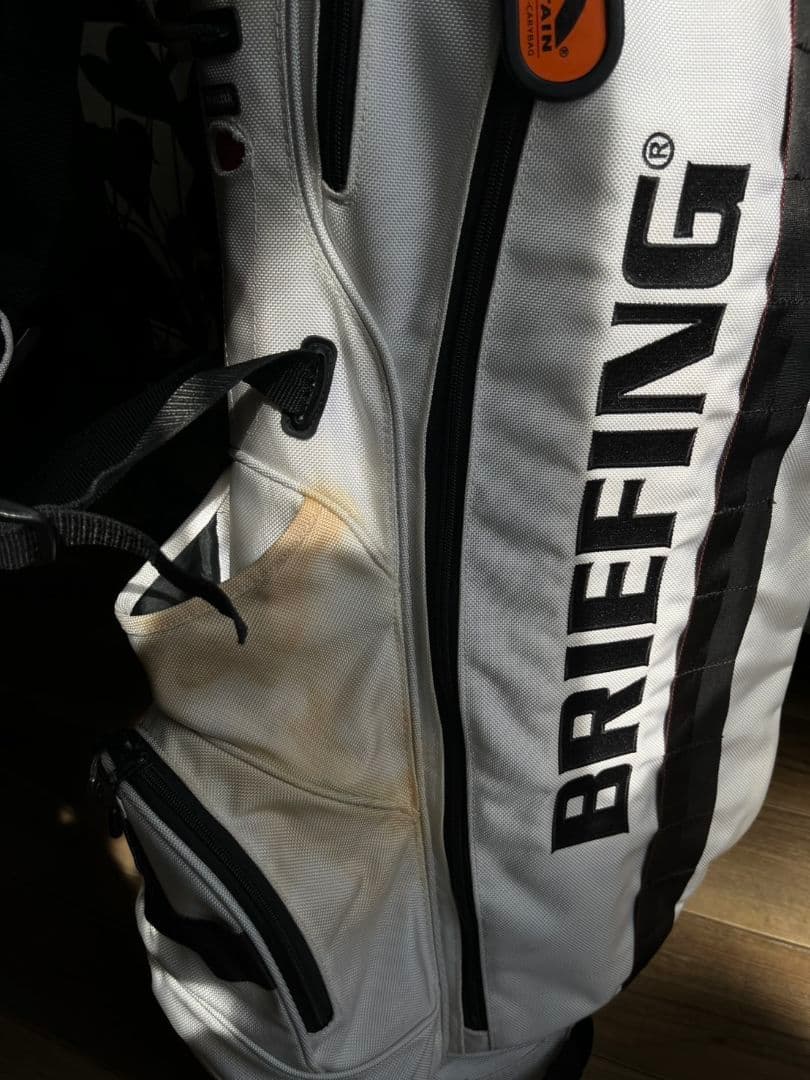 BRIEFING BEAMS GOLF キャディバッグ ホワイト