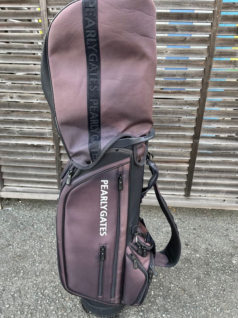 PEARLY GATES キャディバッグ グレー
