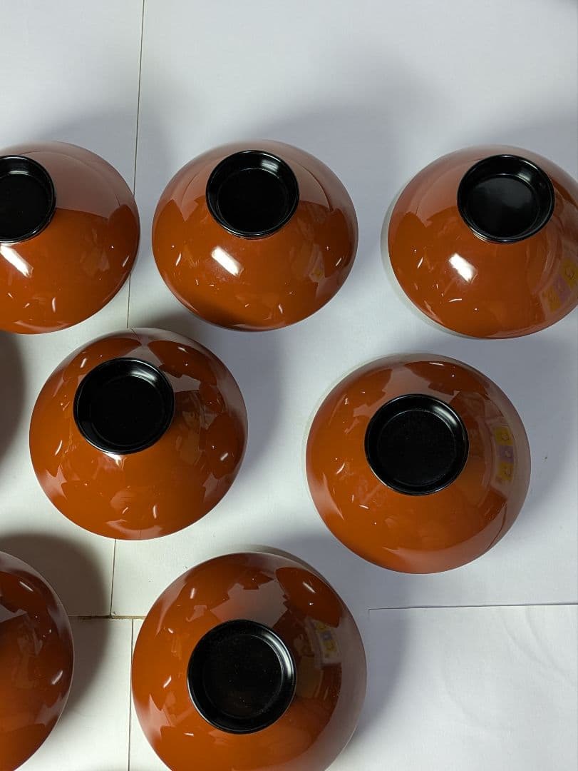 リケさん専用輪島塗、蒔絵金彩細工、沈金菊模様、木製、蓋付椀、吸物椀、10客、箱付