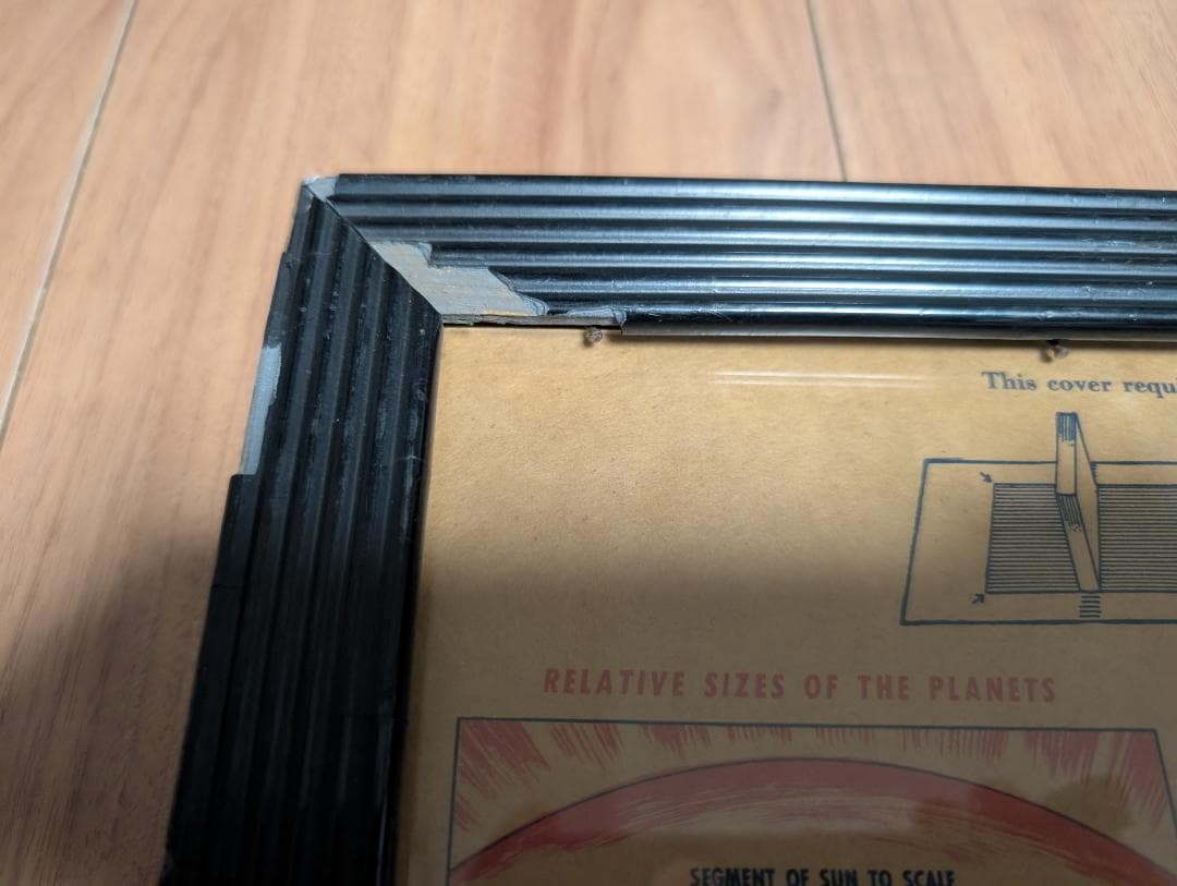 1940年代.ヴィンテージ コカ・コーラ広告 印刷物.当時フレーム