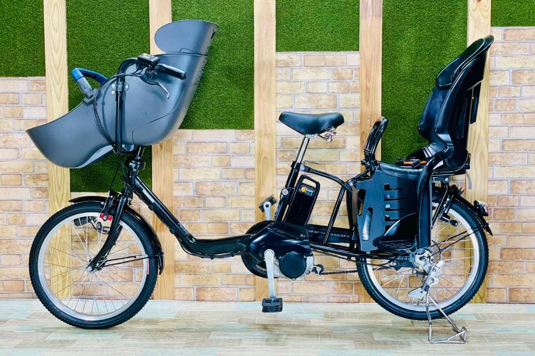 2018 マット系ブラック　ギュット　子供乗せ電動アシスト自転車 ZH2050