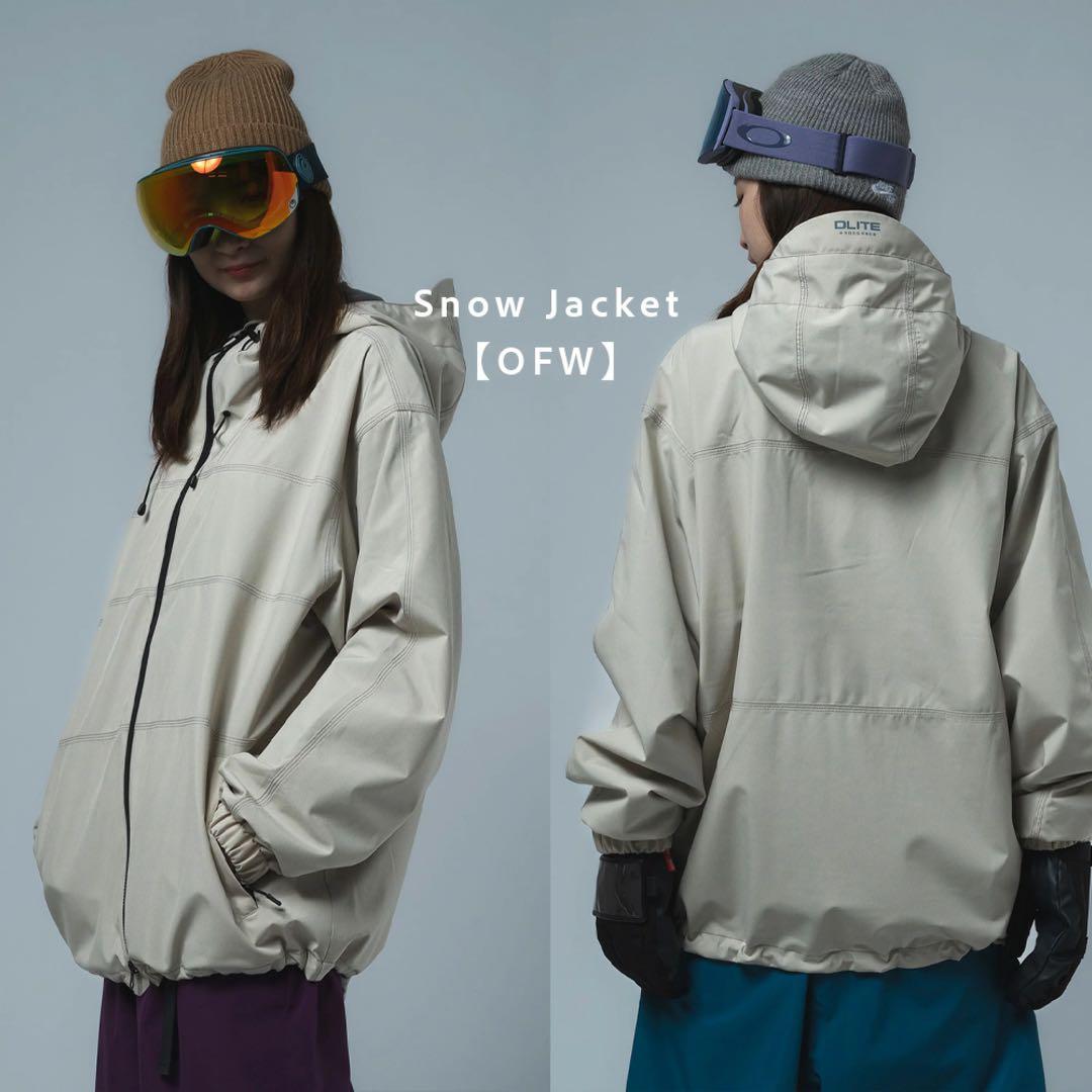 新品未使用 DLITE スノボウェア OFF WHITE Lサイズ