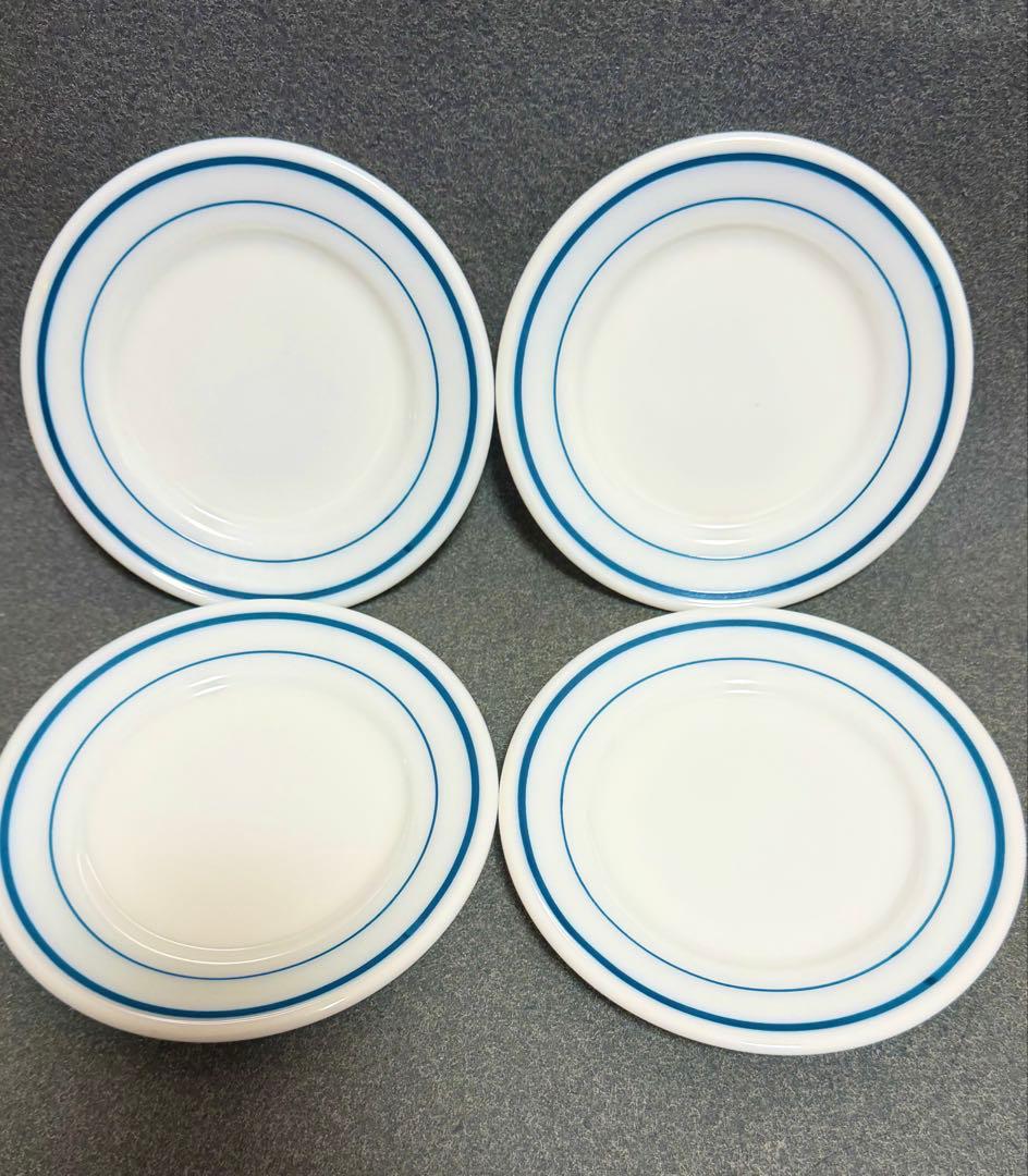 米軍 実物 PYREX デザートプレート4枚①
