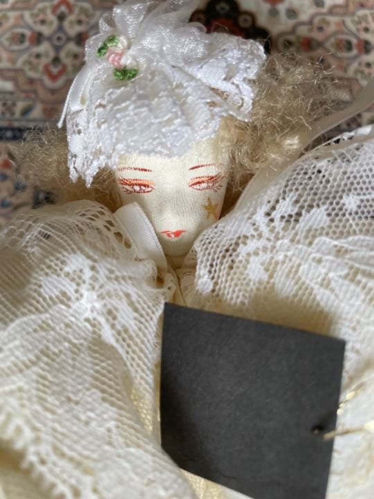 フランス人形　ビスクドール　着せ替え人形　タグ付