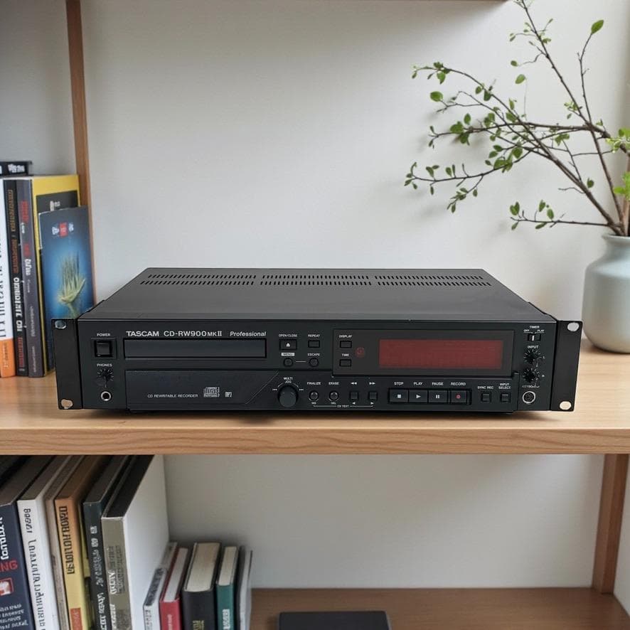 ◆CD録音履歴24時間◆TASCAM CDレコーダー CD-RW900MK2